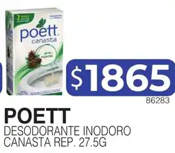 Masivos Poett desodorante inodoro canasta rep oferta