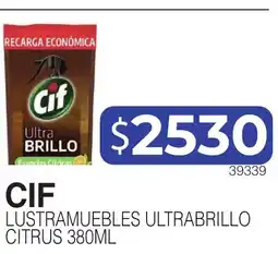 Masivos Cif lustramuebles ultrabrillo citrus oferta