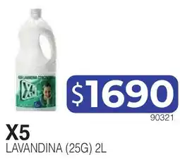Masivos X5 lavandina oferta