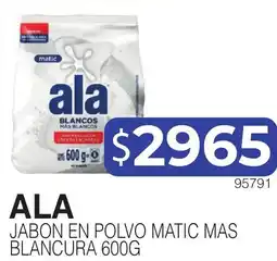 Masivos Ala jabon en polvo matic mas blancura oferta