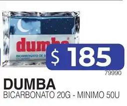 Masivos Dumba bicarbonato de sodio oferta