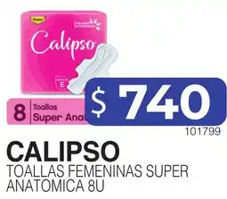 Masivos Calipso toallas femeninas super anatomica 8u oferta