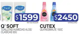 Masivos Q' soft toallitas humedas aloe/ clasicas oferta