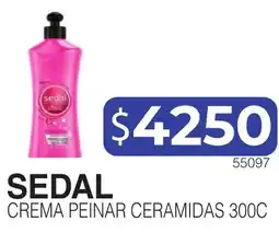 Masivos Sedal crema peinar ceramidas 300c oferta
