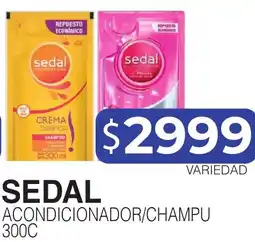 Masivos Sedal acondicionador/champu oferta