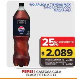 Carrefour PEPSI Gaseosa cola black oferta