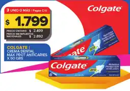 Carrefour COLGATE Crema dental max prot anticaries oferta