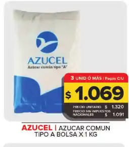 Carrefour AZUCEL Azucar comun tipo a bolsa oferta