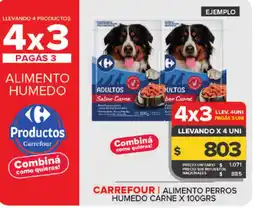 Carrefour CARREFOUR PRODUCTOS Alimento perros humedo carne oferta