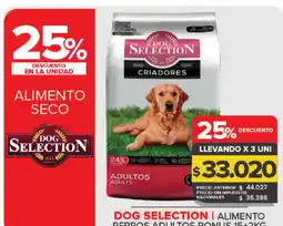 Carrefour DOG SELECTION Alimento perros adultos bonus 15+2kg oferta