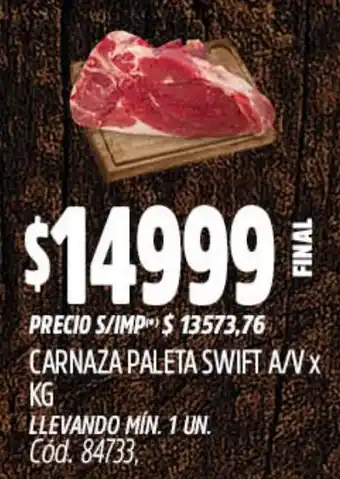 Carnaza paleta swift a/v