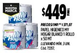 Supermercados Yaguar My hogar papel higienico oferta