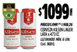 Supermercados Yaguar Kilsen cerveza lager oferta