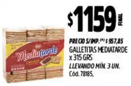 Supermercados Yaguar Galletitas mediatarde oferta