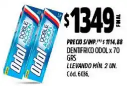 Supermercados Yaguar Odol dentifrico doble accion oferta