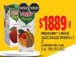 Supermercados Yaguar Baggio jugo pronto multifruta oferta