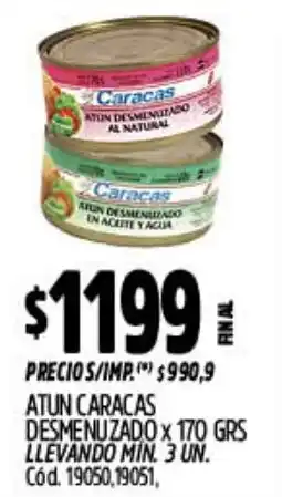 Supermercados Yaguar Caracas atun desmenuzado oferta