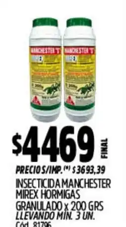 Supermercados Yaguar Manchester insecticida manchester mixex hormigas oferta