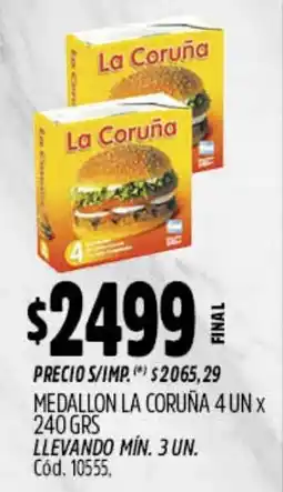 Supermercados Yaguar La coruña medallon oferta