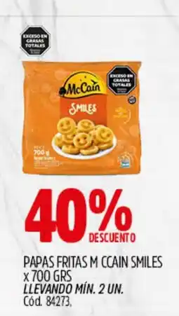 Supermercados Yaguar McCain papas fritas m ccain smiles oferta