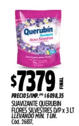 Supermercados Yaguar Querubin suavizante flores silvestres oferta