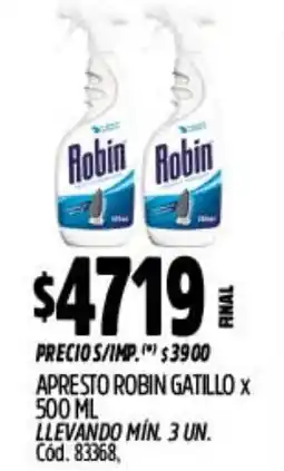 Supermercados Yaguar Robin apresto robin gatillo oferta