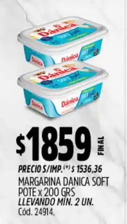 Supermercados Yaguar Dánica margarina soft oferta