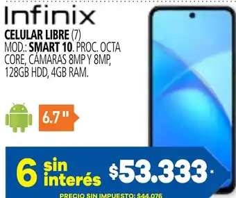 Infinix celular libre