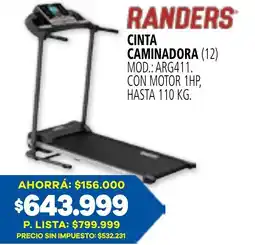 Casa del Audio Randers cinta caminadora oferta