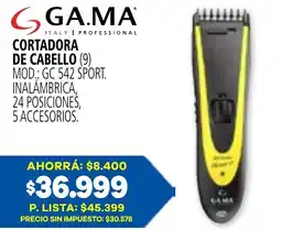 Casa del Audio Gama cortadora de cabello oferta