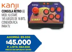 Casa del Audio Kanji consola retro oferta