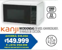 Casa del Audio Kanji microondas oferta