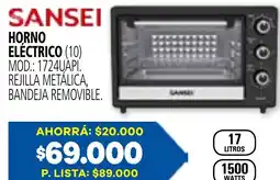 Casa del Audio Sansei horno eléctrico oferta