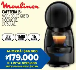 Casa del Audio Moulinex cafetera oferta