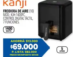 Casa del Audio Kanji freidora de aire oferta