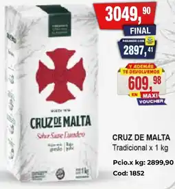 Maxiconsumo Cruz de Malta tradicional oferta
