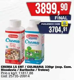 Maxiconsumo Crema ls ent / culinaria oferta