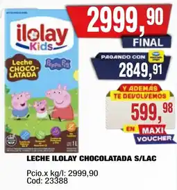 Maxiconsumo Ilolay leche chocolatada oferta