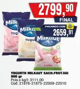 Maxiconsumo Milkaout yogur oferta