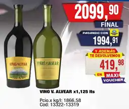 Maxiconsumo Viñas de Alvear vino oferta