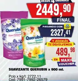 Maxiconsumo Querubín suavizante oferta