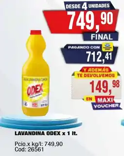 Maxiconsumo Odex lavandina común oferta