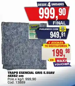 Maxiconsumo Esonal trapecillo gris oferta