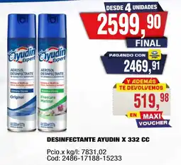 Maxiconsumo Ayudin desinfectante oferta