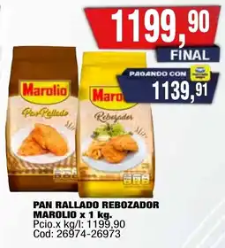 Maxiconsumo Marolio pan rallado rebozador oferta