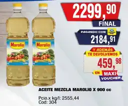 Maxiconsumo Marolio aceite mezcla oferta