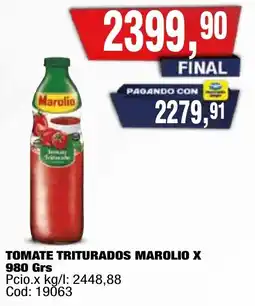 Maxiconsumo Marolio tomate triturados oferta
