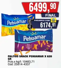 Maxiconsumo Pehuamar palitos snack oferta
