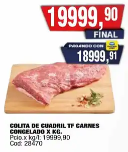 Maxiconsumo Carnes colita de cuadril tf oferta