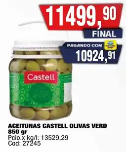 Maxiconsumo Castell aceitunas olivas verd oferta